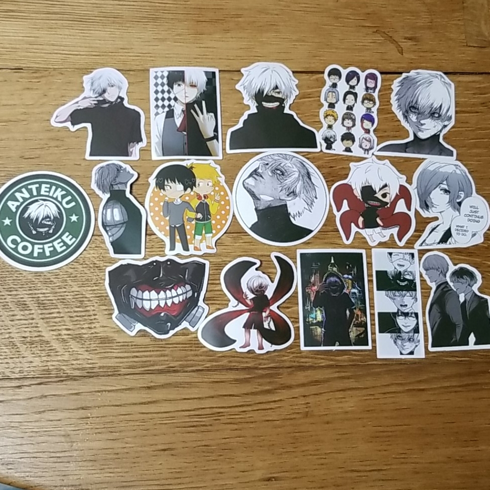 NWOT Tokyo Ghoul matte stickers